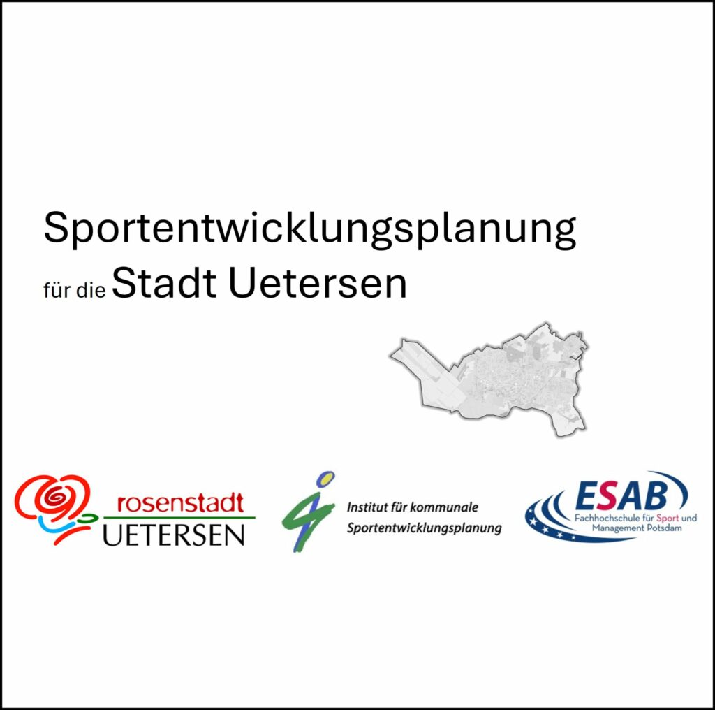 Gutachten zur Sportentwicklungsplanung der Stadt Uetersen beschlossen – INSPO mit der Begleitung des nun startenden Umsetzungsprozesses beauftragt